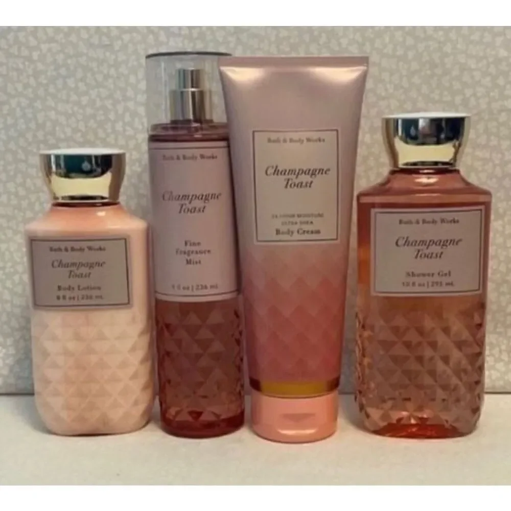 Bath and Body Works CHAMPAGNE TOAST 4 Pc Set